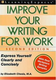 Cover of: Improve Your Writing for Work