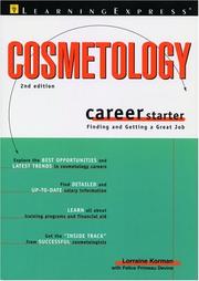 Cover of: Cosmetology Career Starter