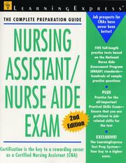 Cover of: Nursing Assistant / Nurse Aid Exam (Second Edition) by LearningExpress Editors
