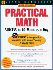 Cover of: Practical math success in 20 minutes a day.