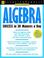 Cover of: Algebra success in 20 minutes a day.