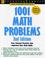 Cover of: 1001 math problems.