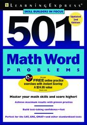 Cover of: 501 Math Word Problems, 2nd Edition (501 Math Word Problems)
