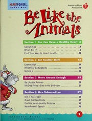 Cover of: Be Like The Animals