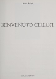 Cover of: Benvenuto Cellini | Mario Scalini