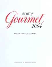 Cover of: The best of Gourmet 2004 : [featuring the flavors of Rome]