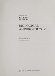 Cover of: Biological anthropology; readings from Scientific American