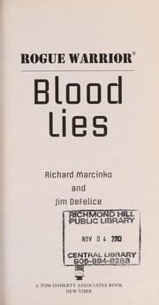 Cover of: Rogue warrior--Blood lies