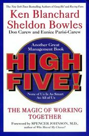 Cover of: High Five (One Minute Manager) by Kenneth H. Blanchard, Sheldon Bowles, Donald Carew, Eunice Parisi-Carew