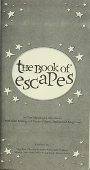Cover of: The Book of Escapes by 