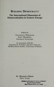 Cover of: Building Democracy?: The International Dimension of Democratisation in Eastern Europe