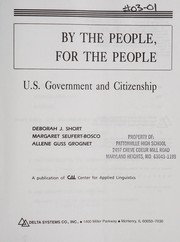 Cover of: By the People, for the People: U.S. Government & Citizenship