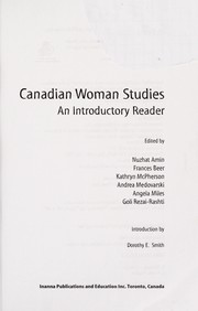 Cover of: Canadian woman studies | 