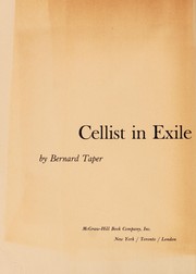 Cover of: Cellist in Exile by Bernard Taper