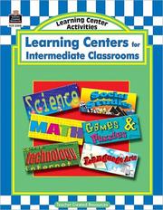 Cover of: Learning Centers for Intermediate Classrooms (Learning Center Series) by CASEY NULL, PATTI SIMA