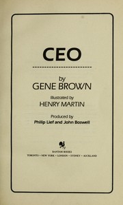 Cover of: C.E.O by John Boswell, Philip Lief, Gene Brown