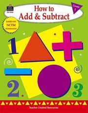 Cover of: How to Add and Subtract, Grade 1 by MARY ROSENBERG