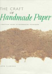 Cover of: The Craft of Handmade Paper | John Plowman