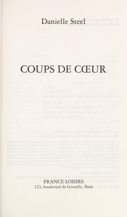 Cover of: Coups De Coeur by Danielle Steel