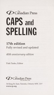 CP caps and spelling by Patti Tasko