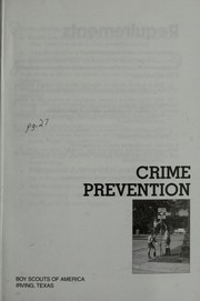 Cover of: Crime prevention. by 