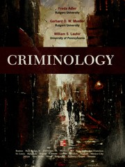 Cover of: Criminology | Freda Adler