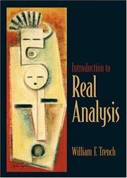 Cover of: Introduction to Real Analysis by William F. Trench