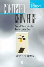 Cover of: Contested knowledge by Steven Seidman