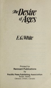 Cover of: The Desire of Ages by 