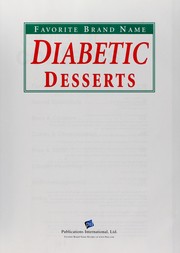 Cover of: Diabetic desserts.