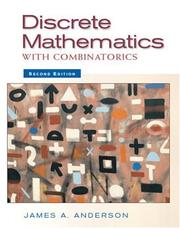 Cover of: Discrete Mathematics with Combinatorics, Second Edition by James A. Anderson