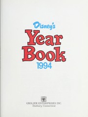 Cover of: Disney's year book 1994
