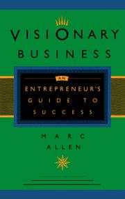 Cover of: Visionary Business | Marc Allen