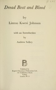 Cover of: Dread, beat and blood | Linton Kwesi Johnson