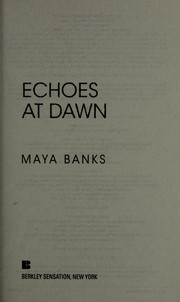 Cover of: Echoes at dawn