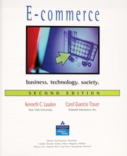Cover of: E-commerce: business, technology, society