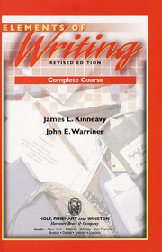 Cover of: Elements of Writing, Complete Course | 