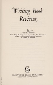 Cover of: Writing book reviews by John Eldridge Drewry