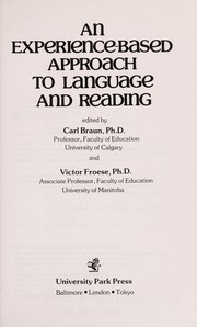 Cover of: An Experience-based approach to language and reading | 
