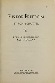 Cover of: F is For Freedom by 