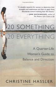 Cover of: 20-Something, 20-Everything by Christine Hassler