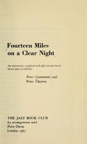 Cover of: Fourteen miles on a clear night | Peter Gammond