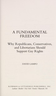 Cover of: A fundamental freedom | David Lampo