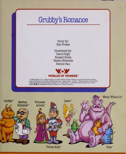 Teddy Ruxpin Grubby's Romance 