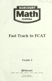 Cover of: Fast Track to FCAT Math (Grade 5) by 
