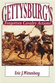 Cover of: Gettysburg's Forgotten Cavalry Actions by Eric J. Wittenberg, Eric Wittenberg