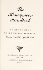 Cover of: The honeymoon handbook | Marcia Powell