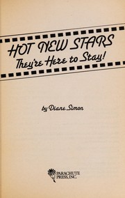 Cover of: Hot new stars | Diane Simon