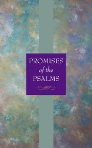 Cover of: Promises of the Psalms: taste and see that the Lord is good!