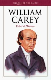 Cover of: William Carey: father of missions